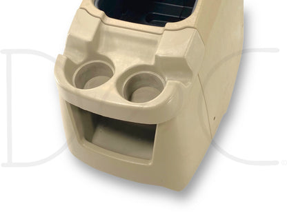 99-07 Ford F250 F350 King Ranch Center Console Floor Storage Cupholder *Blem*