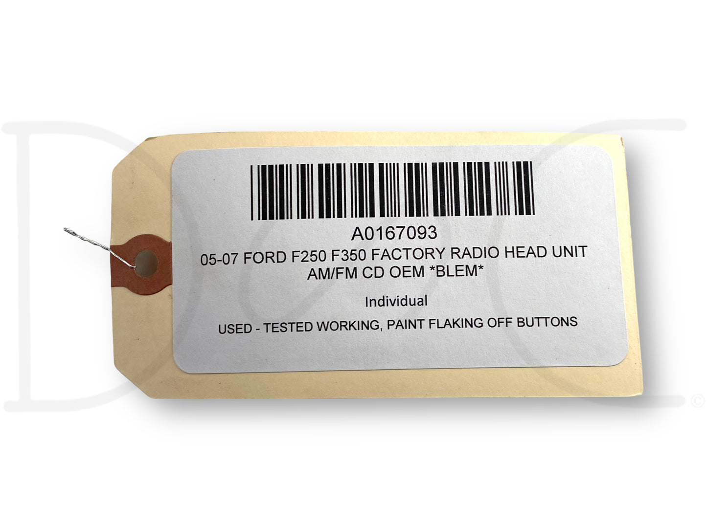 05-07 Ford F250 F350 Factory Radio Head Unit AM/FM CD OEM *Blem*