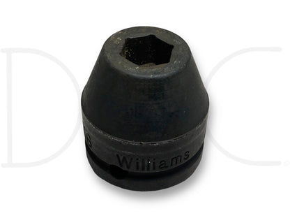 Williams 6-618 9/16" Impact Socket 3/4" Drive 6 Point