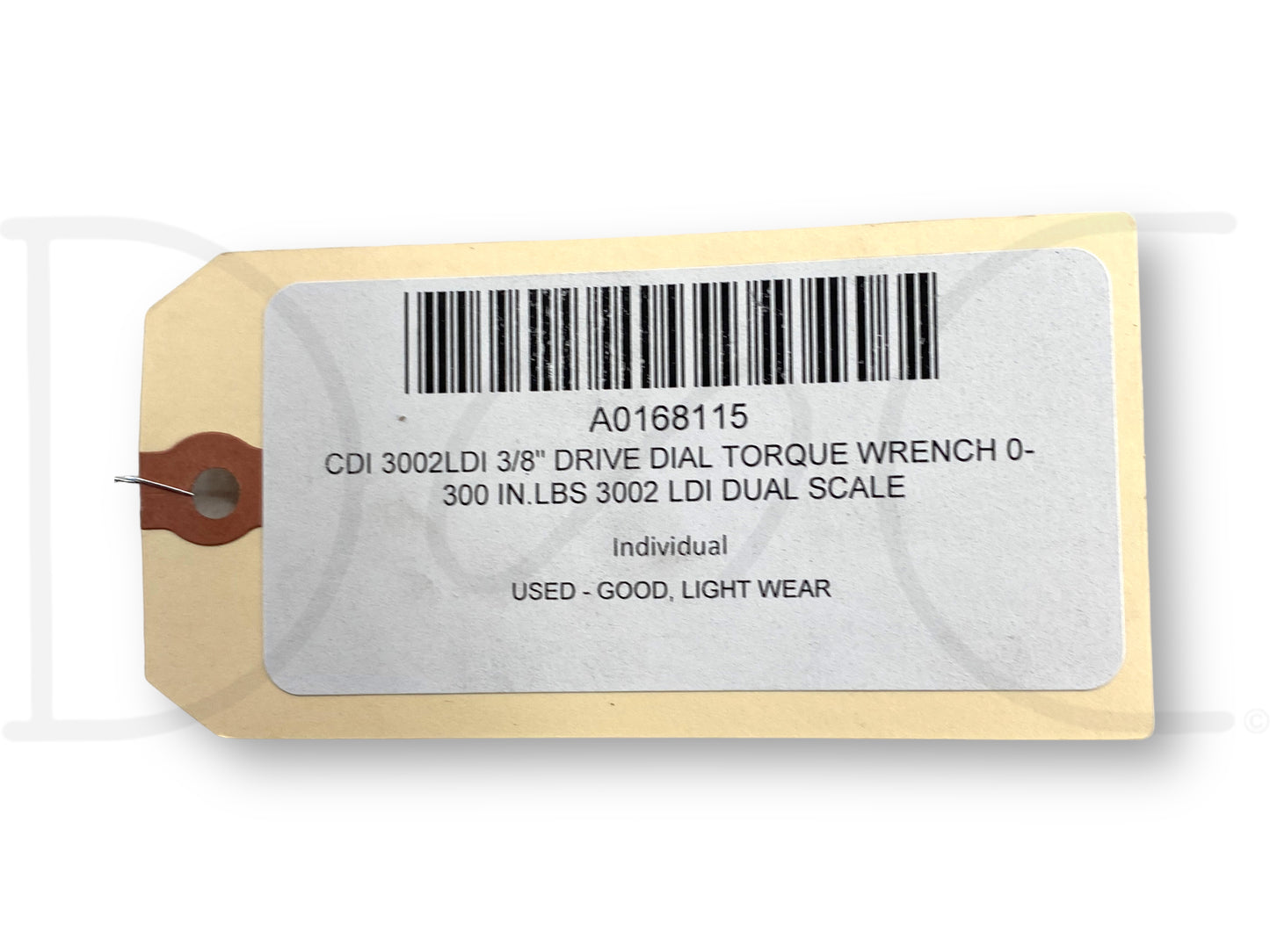 CDi 3002Ldi 3/8" Drive Dial Torque Wrench 0-300 In.Lbs 3002 Ldi Dual Scale