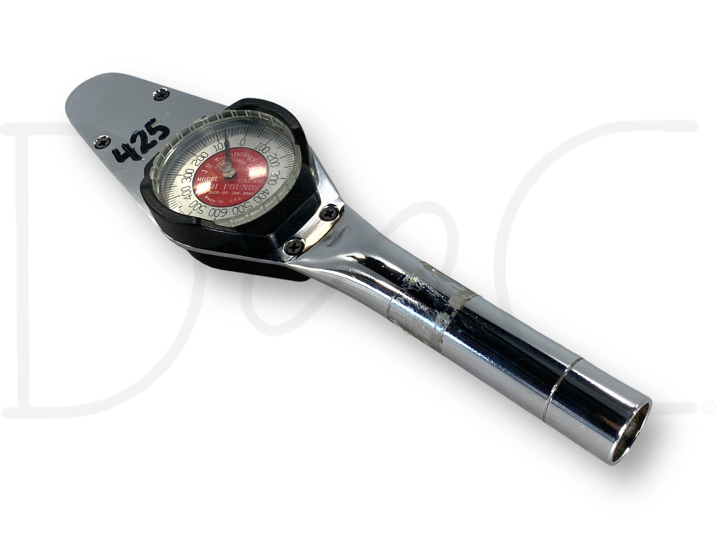 JS Technology Model G42300 3/8" Drive Dial Torque Wrench 600 In Lbs