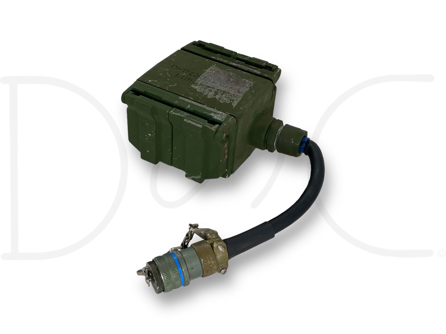 Military Surplus Generator Outdoor Outlet 125V 4 Plug Outlet Box