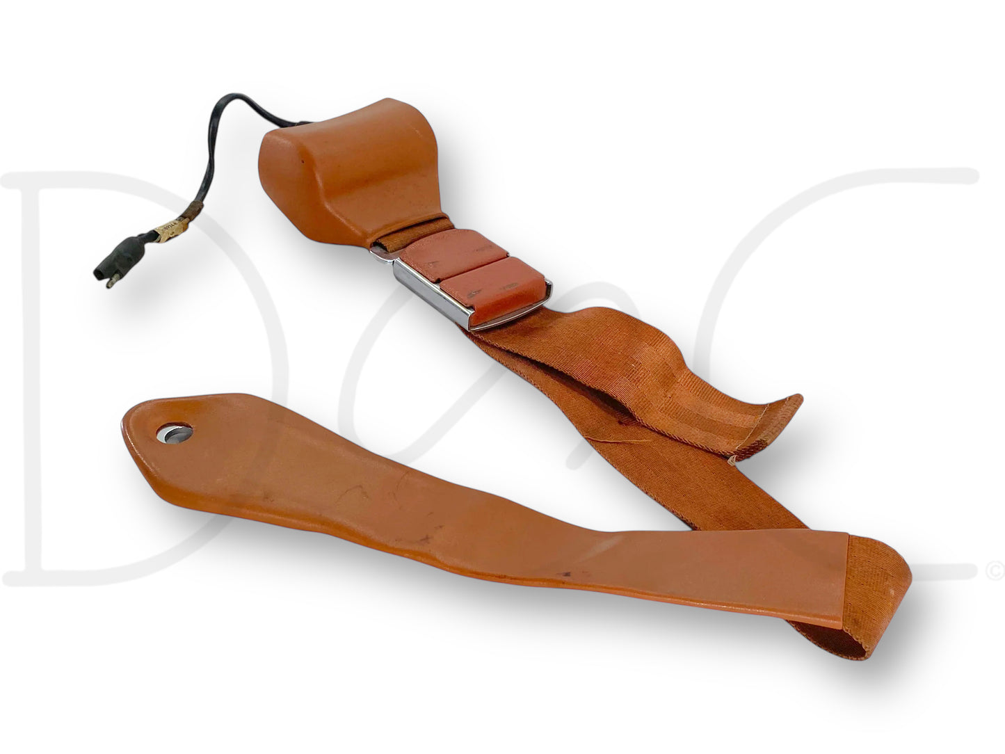 1967 Ford Thunderbird LH Left Driver Front Seat Belt Seatbelt And Buckle Tan OE