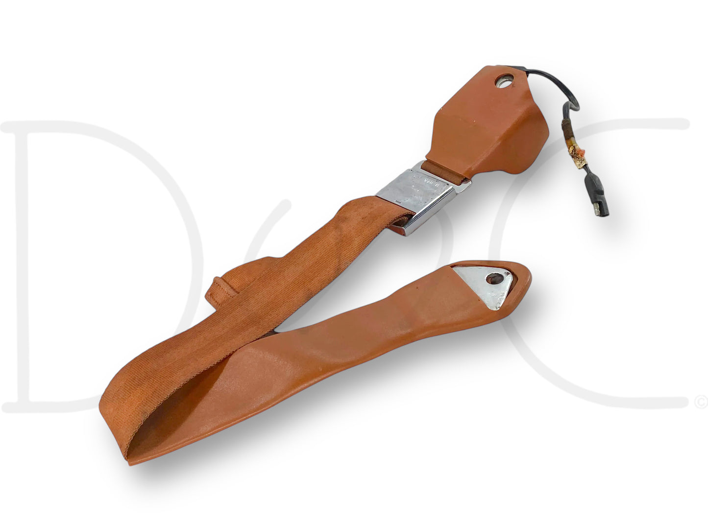 1967 Ford Thunderbird LH Left Driver Front Seat Belt Seatbelt And Buckle Tan OE