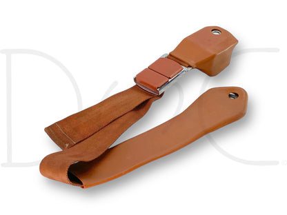 1967 Ford Thunderbird RH Right Passenger Front Seat Belt Seatbelt & Buckle Tan