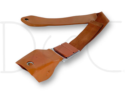 1967 Ford Thunderbird RH Right Passenger Front Seat Belt Seatbelt & Buckle Tan