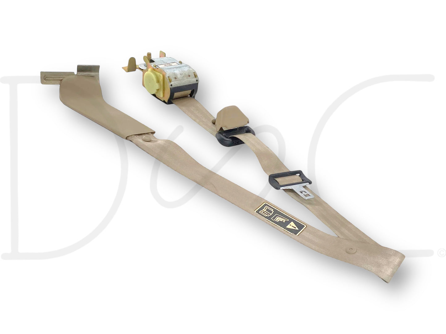 99-04 Ford F250 F350 RH Right Passenger Rear Seat Belt Seatbelt Tan OE