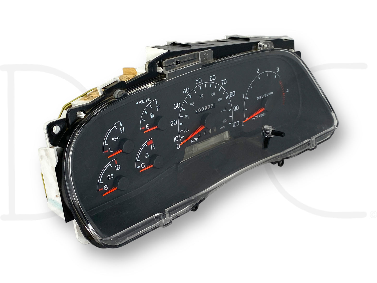 99-01 Ford F250 F350 7.3 7.3L Diesel A/T Instrument Gauge Cluster Xc3F-10849-Ce