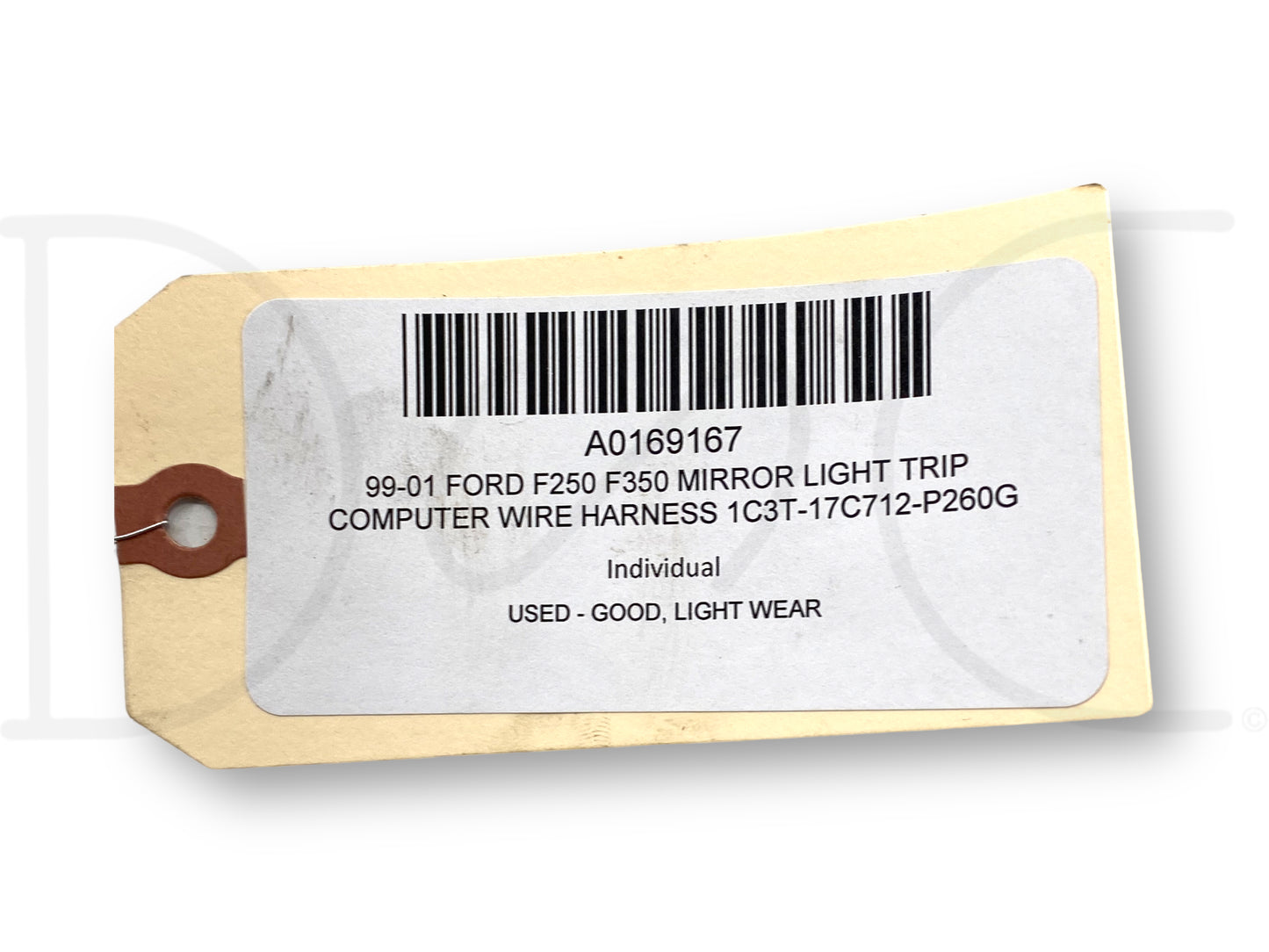 99-01 Ford F250 F350 Mirror Light Trip Computer Wire Harness 1C3T-17C712-P260G