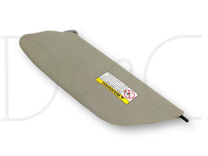 99-01 Ford F250 F350 RH Right Passenger Sun Visor Gray Cloth W/ Mirror OEM