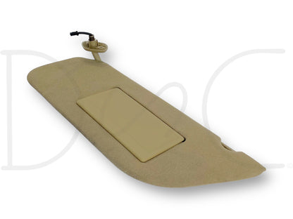 02-07 Ford F250 F350 RH Right Passenger Sun Visor Tan W/ Lighted Mirror OEM