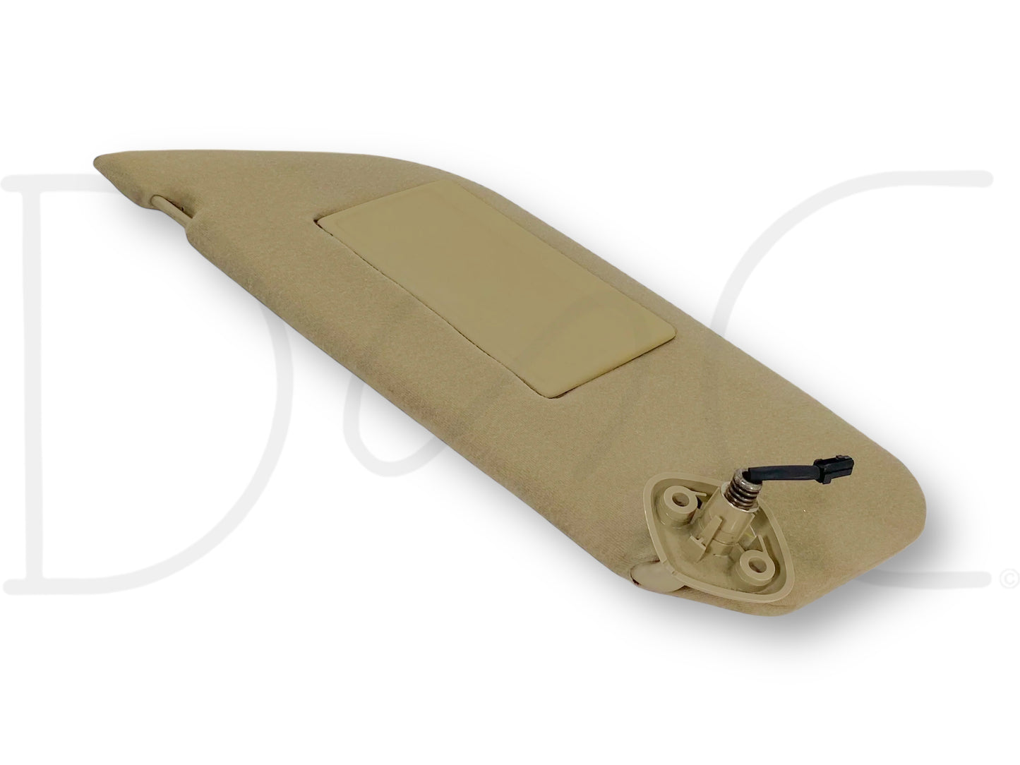 02-07 Ford F250 F350 RH Right Passenger Sun Visor Tan W/ Lighted Mirror OEM