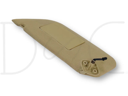 02-07 Ford F250 F350 RH Right Passenger Sun Visor Tan W/ Lighted Mirror OEM