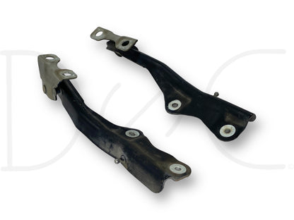 99-07 Ford F250 F350 Super Duty Hood Hinge Set Black Hood Hinges OE RH LH Pair