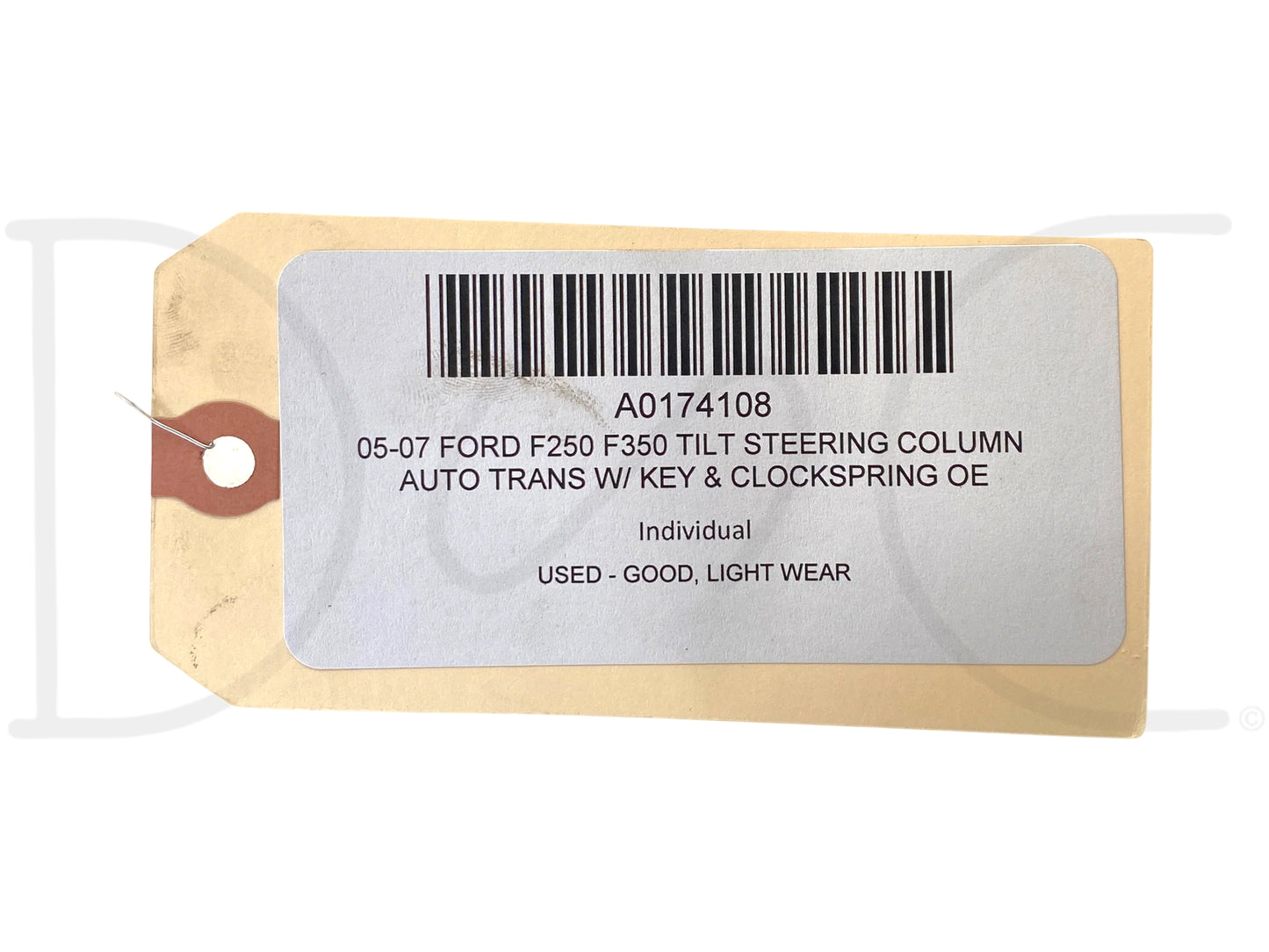 05-07 Ford F250 F350 Tilt Steering Column Auto Trans W/ Ignition Switch OE