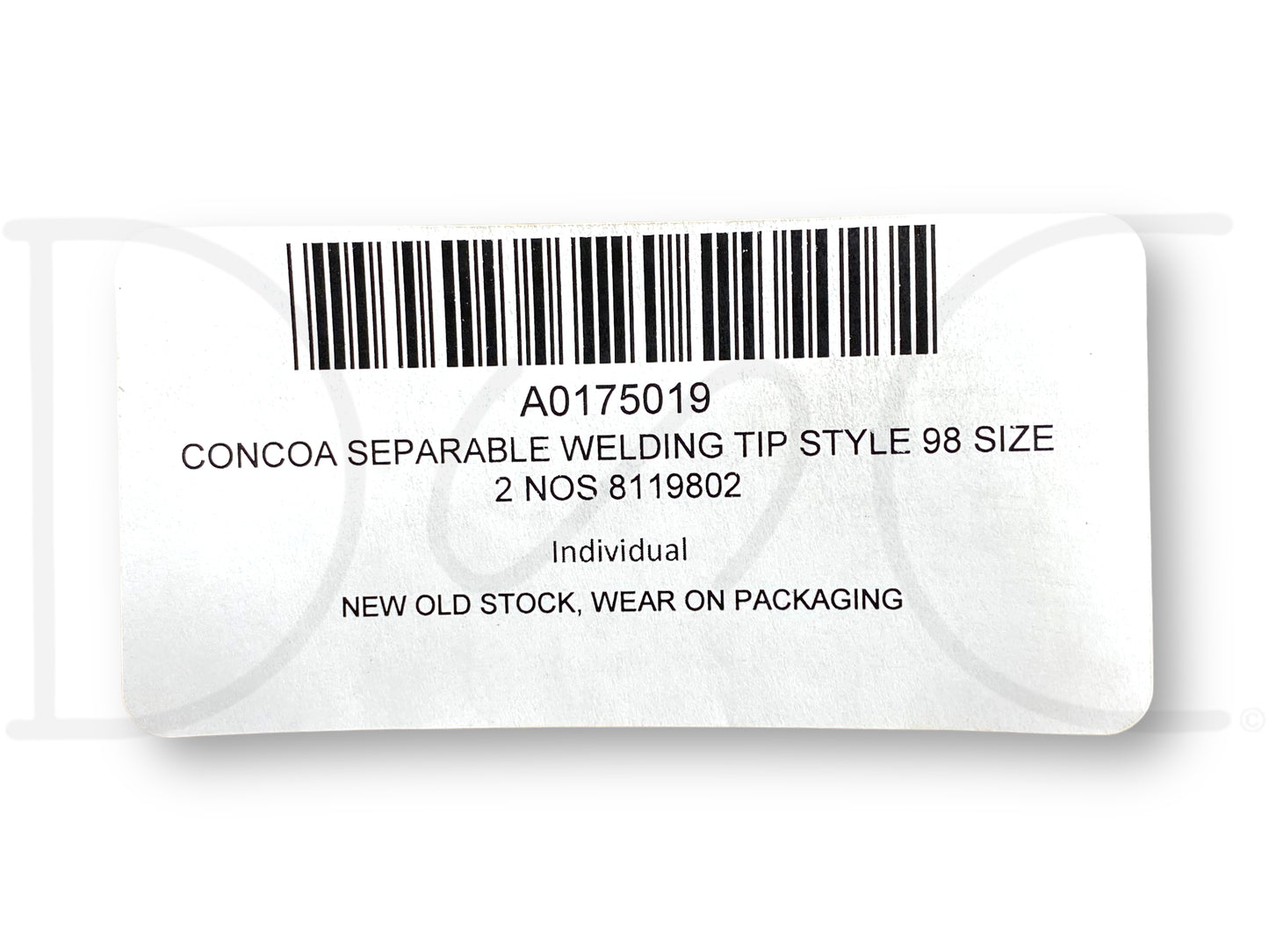 Concoa Separable Welding Tip Style 98 Size 2 Nos 8119802