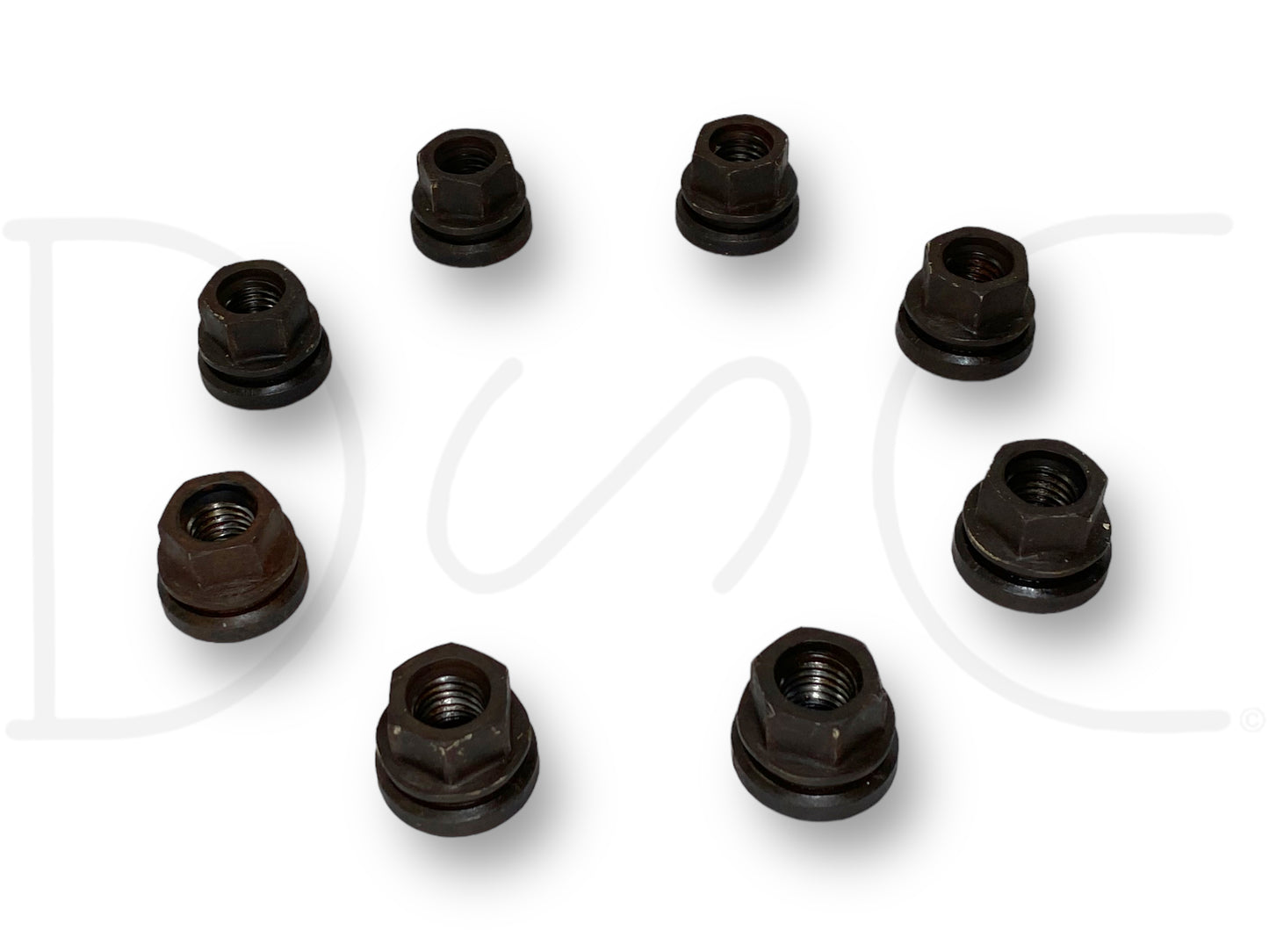 99-02 Ford F250 F350 Lug Nuts Set Of 8 Coarse Thread OEM Lug Nut Set