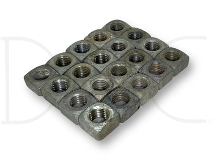 5/8-11 Beveled Square Nuts [20] - Square Nut For 5/8" Bolt 11 Tpi