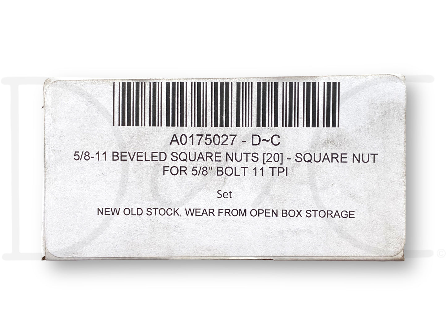 5/8-11 Beveled Square Nuts [20] - Square Nut For 5/8" Bolt 11 Tpi