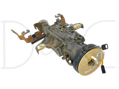 05-07 Ford F250 F350 Tilt Steering Column Auto Trans W/ Key & Clockspring OE