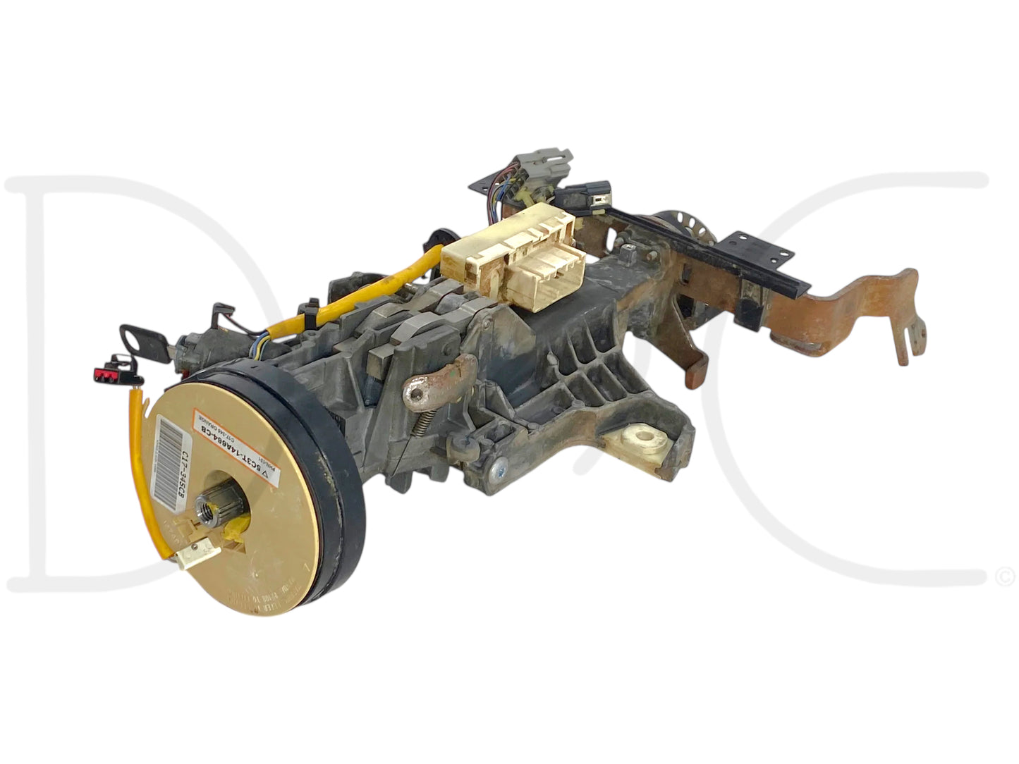 05-07 Ford F250 F350 Tilt Steering Column Auto Trans W/ Key & Clockspring OE