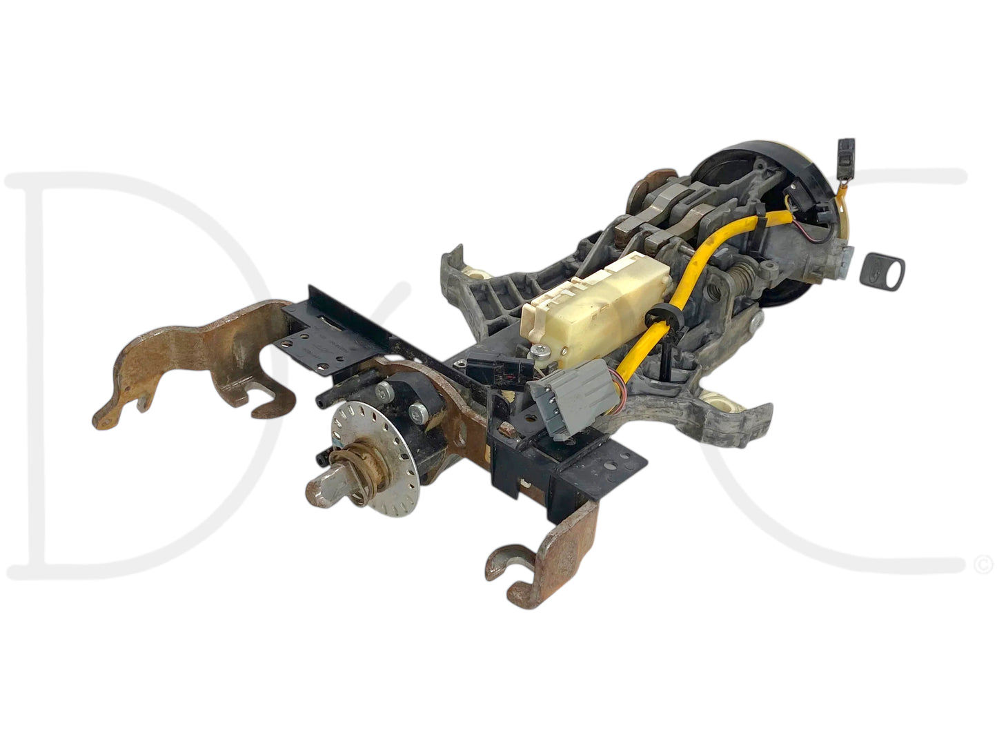 05-07 Ford F250 F350 Tilt Steering Column Auto Trans W/ Key & Clockspring OE