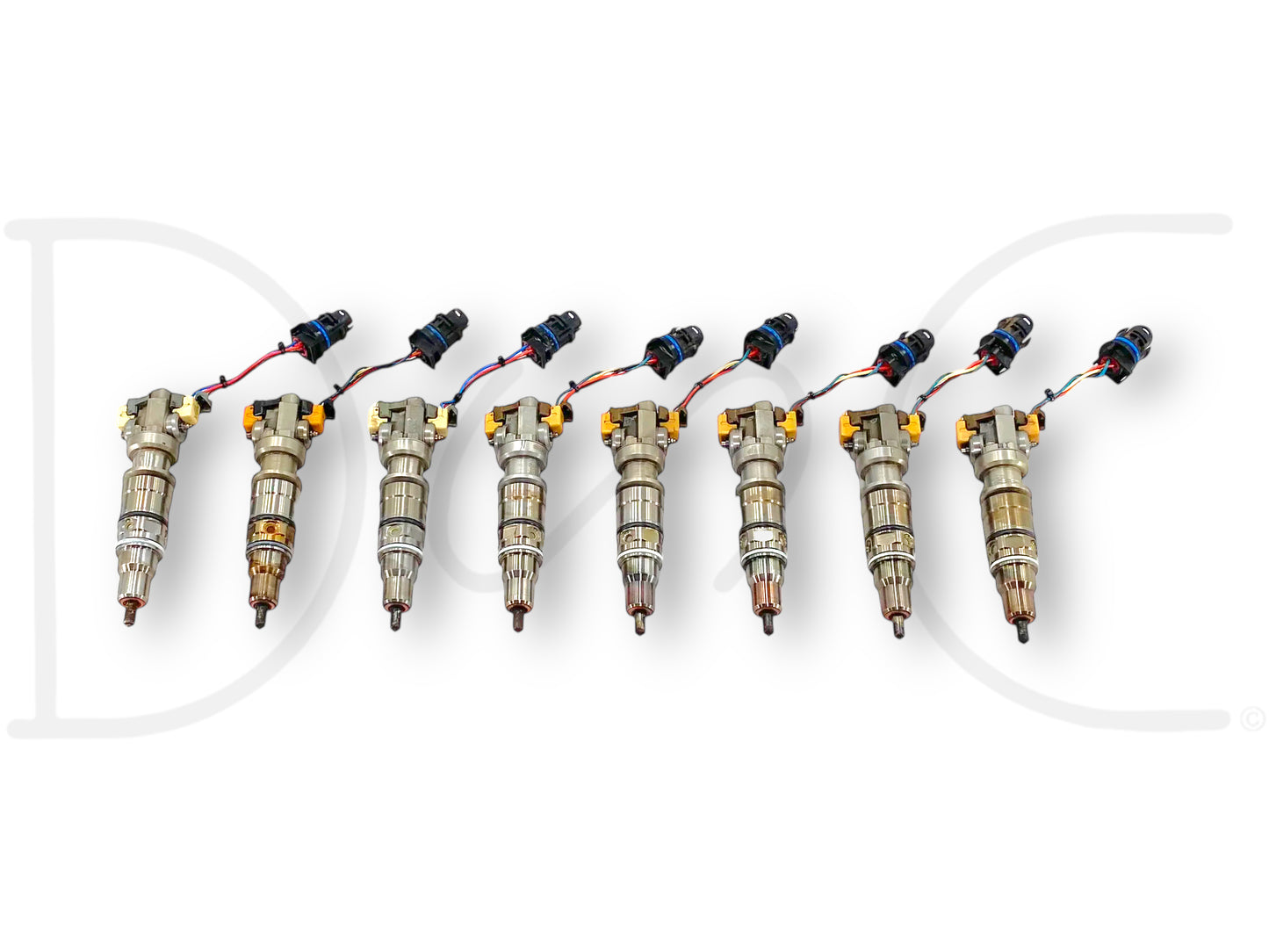 03-07 Ford F250 F350 6.0 6.0L Diesel Fuel Injector Set (8) Injectors *CORES*