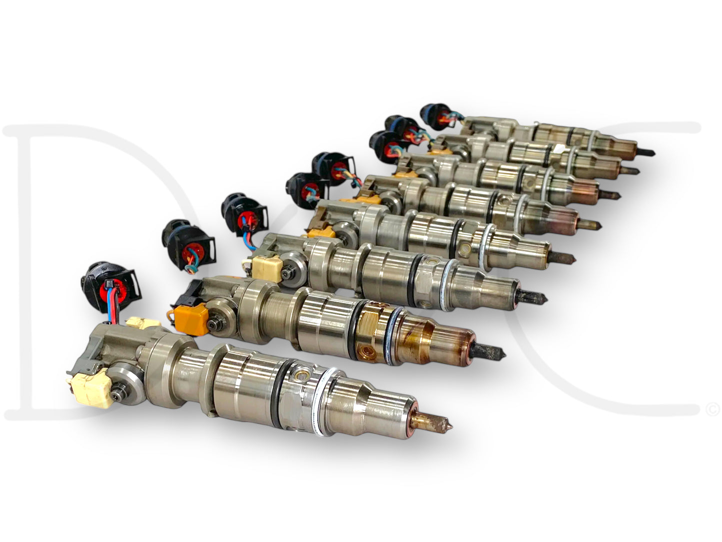 03-07 Ford F250 F350 6.0 6.0L Diesel Fuel Injector Set (8) Injectors *CORES*