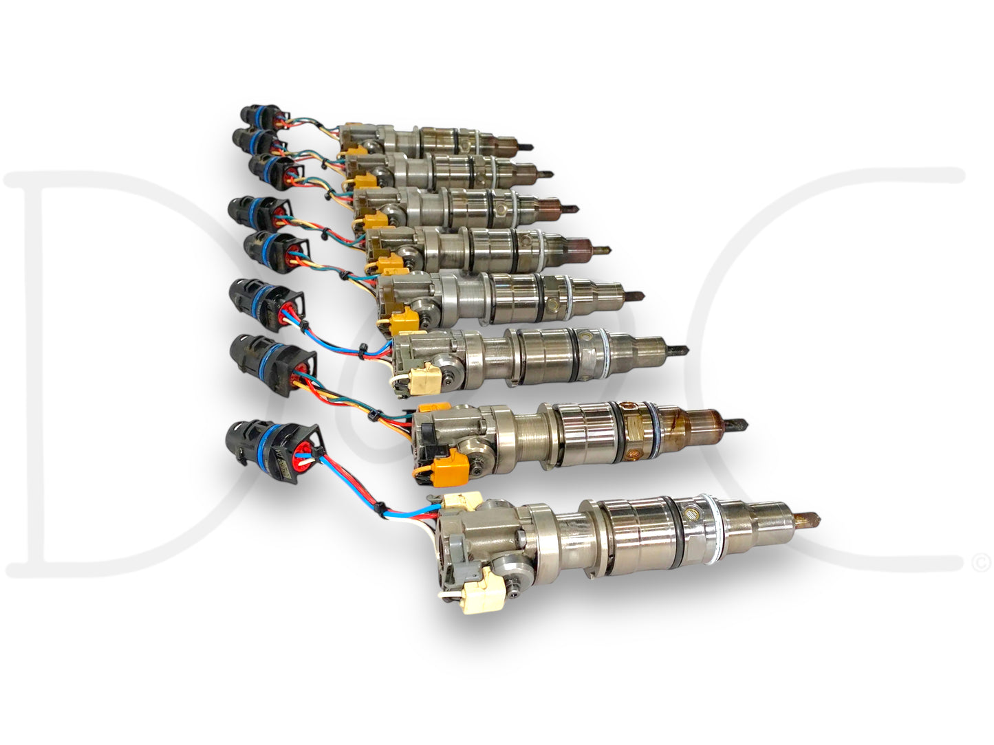 03-07 Ford F250 F350 6.0 6.0L Diesel Fuel Injector Set (8) Injectors *CORES*