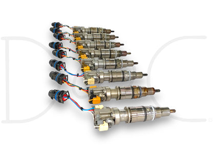 03-07 Ford F250 F350 6.0 6.0L Diesel Fuel Injector Set (8) Injectors *CORES*