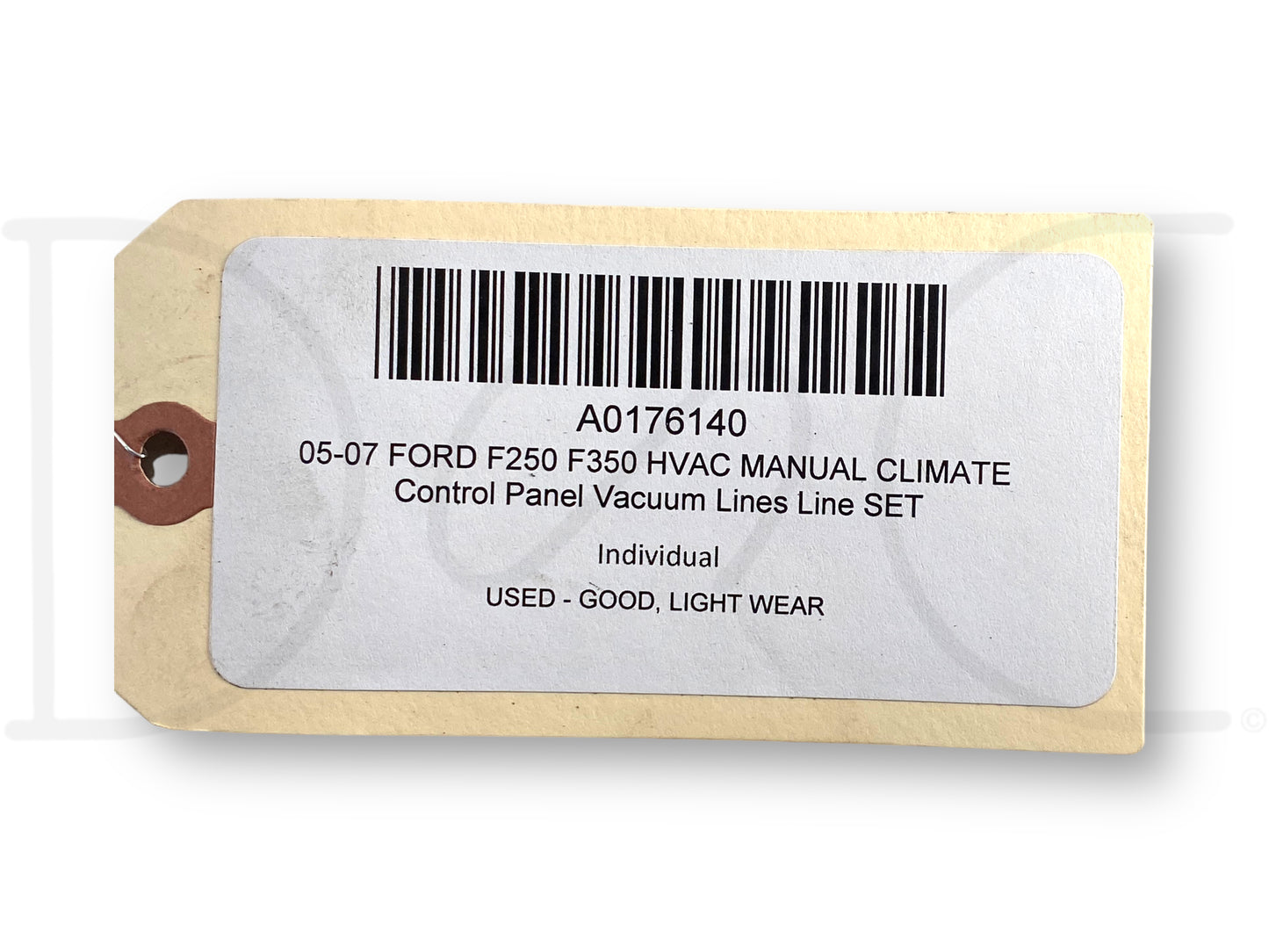 05-07 Ford F250 F350 HVAC Manual Climate Control Panel Vacuum Lines Line Set