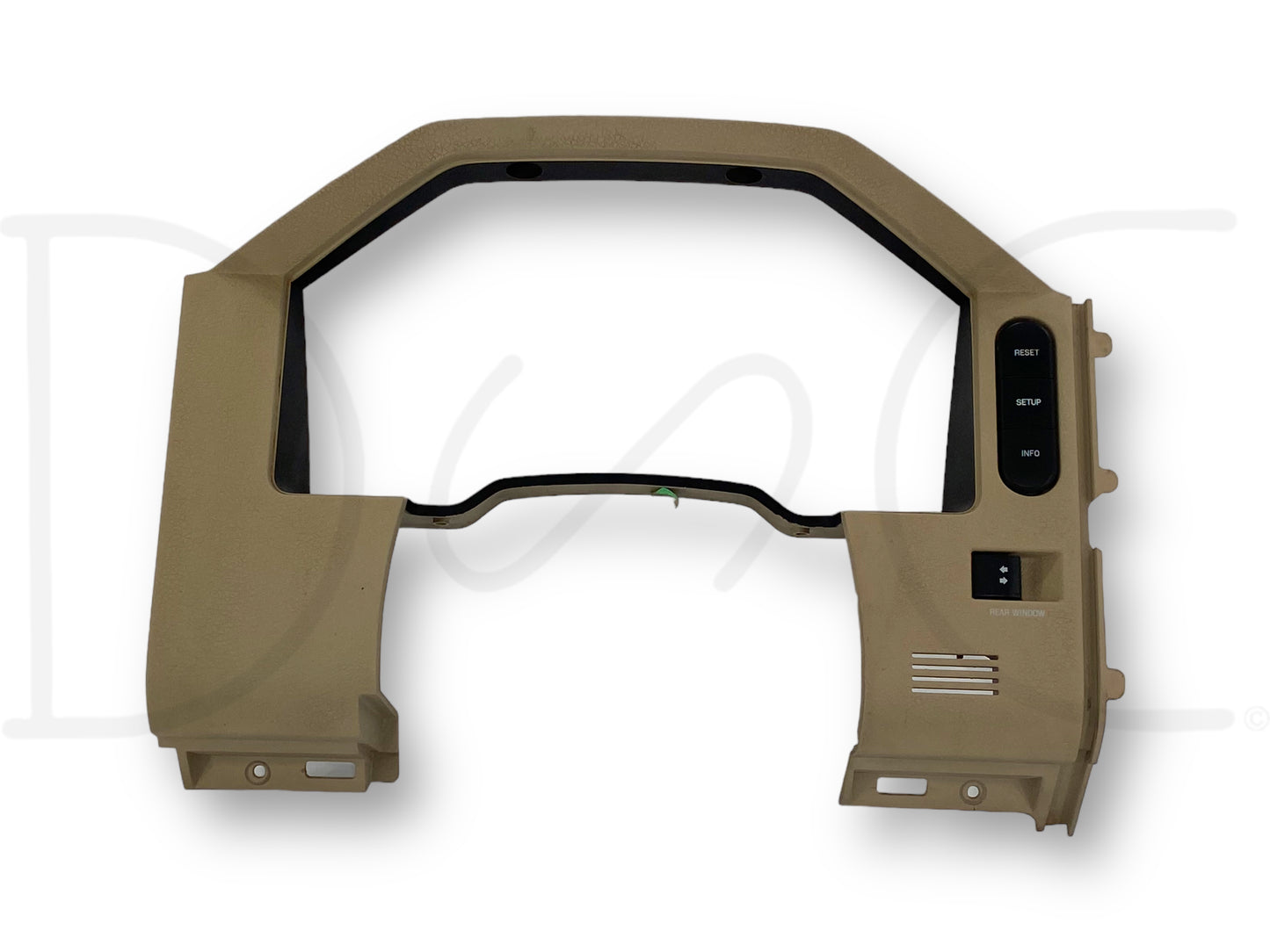 08-10 Ford F250 F350 Super Duty Dash Bezel Gauge Cluster Trim Panel Camel Tan OE