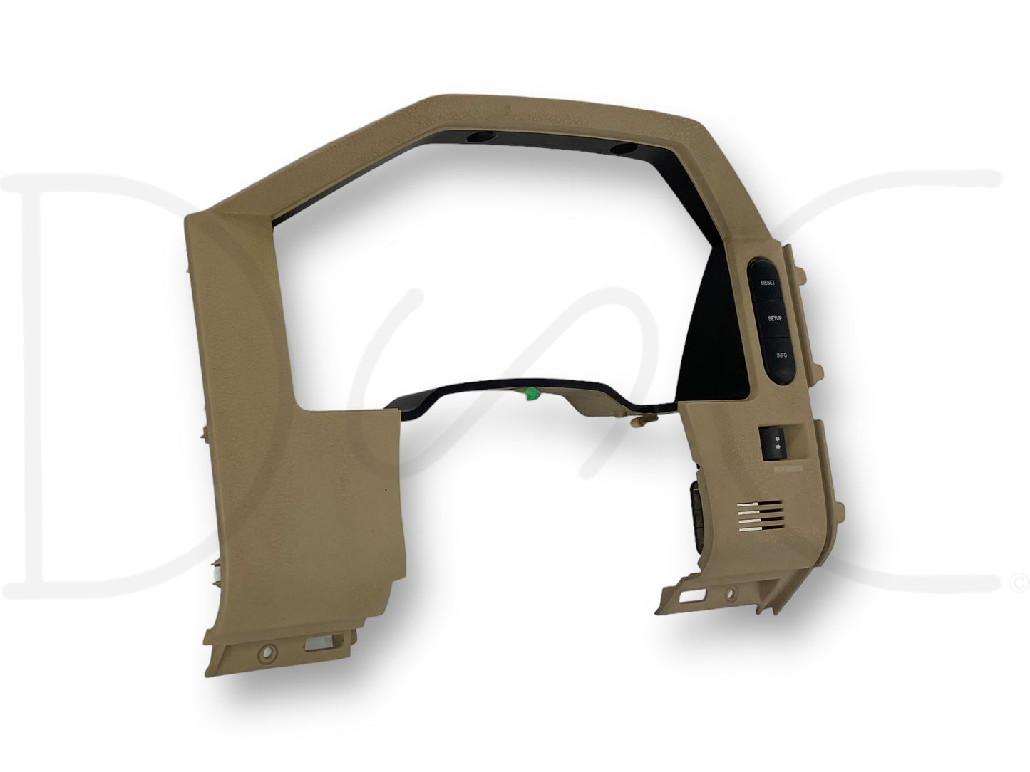 08-10 Ford F250 F350 Super Duty Dash Bezel Gauge Cluster Trim Panel Camel Tan OE