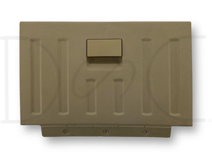 08-10 Ford F250 F350 Super Duty Camel Tan Glove Box Storage Compartment