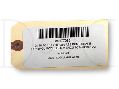 08-10 Ford F250 F350 ABS Pump Brake Control Module OEM EHCU 7C34-2C346-Aj