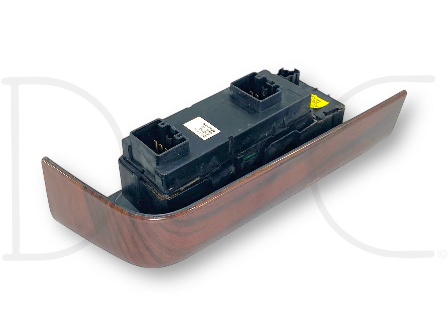 08-10 Ford F250 F350 LH Left Driver Front Power Window Lock Switch Panel Wood