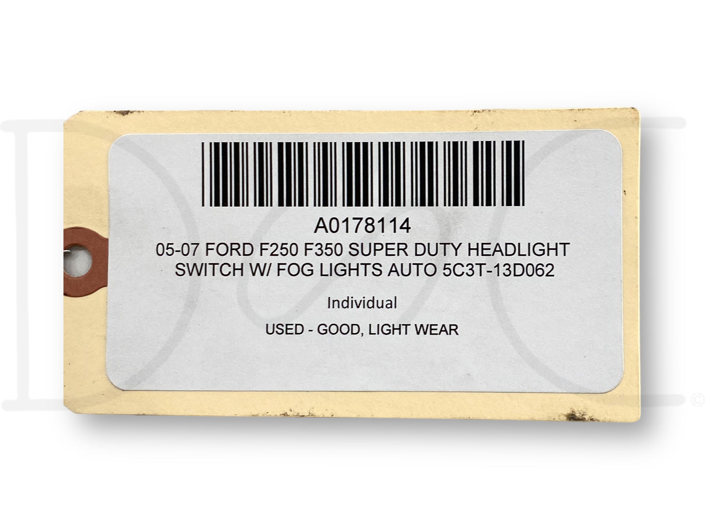 05-07 Ford F250 F350 Super Duty Headlight Switch W/ Fog Lights Auto 5C3T-13D062