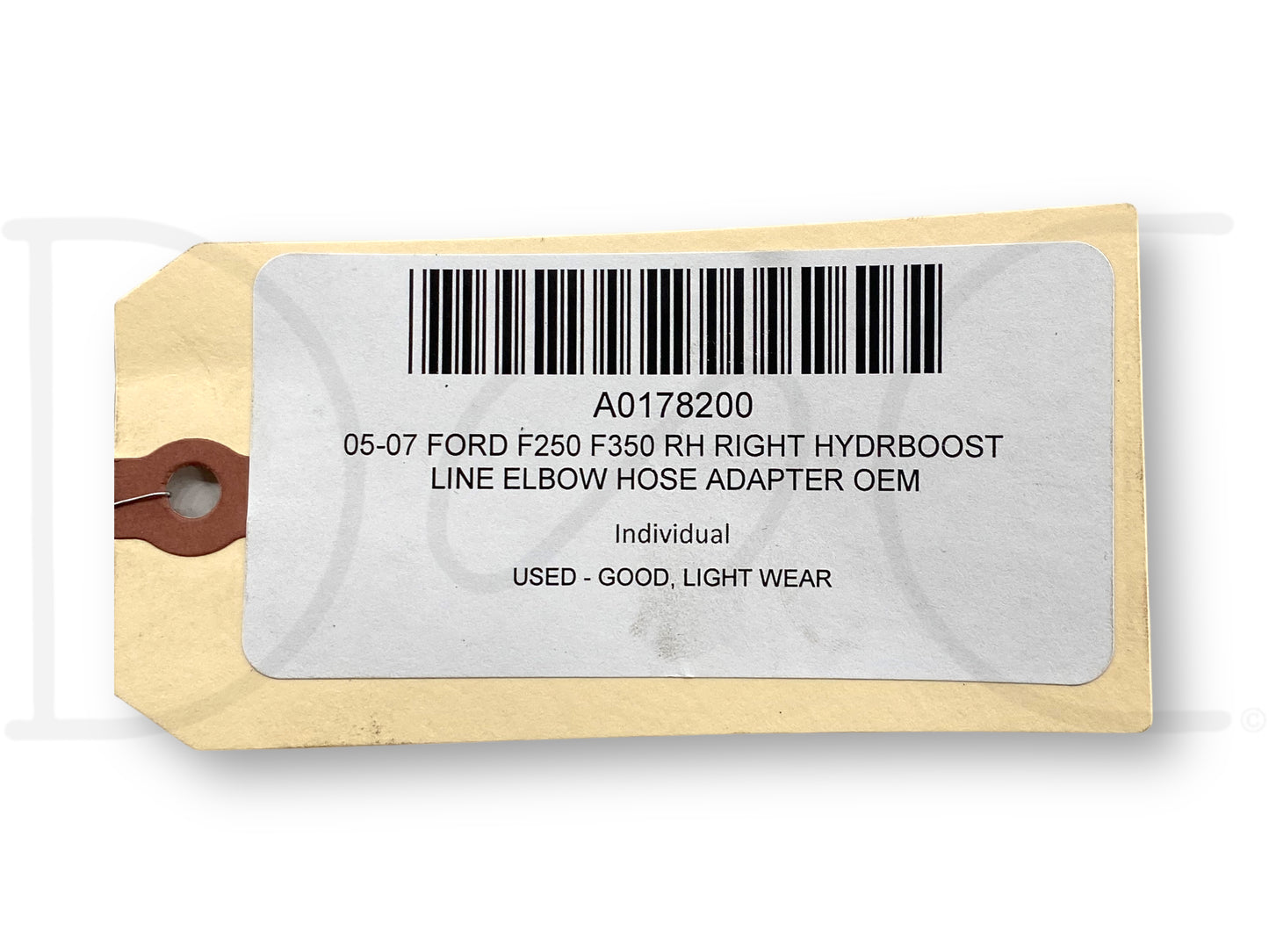 05-07 Ford F250 F350 RH Right Hydrboost Line Elbow Hose Adapter OEM
