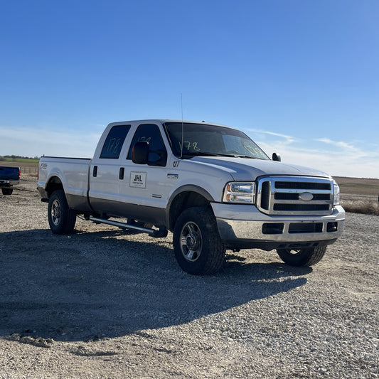 99-07 Ford F250 F350 Rear RH Right Passenger Crew Cab Door White / Tan