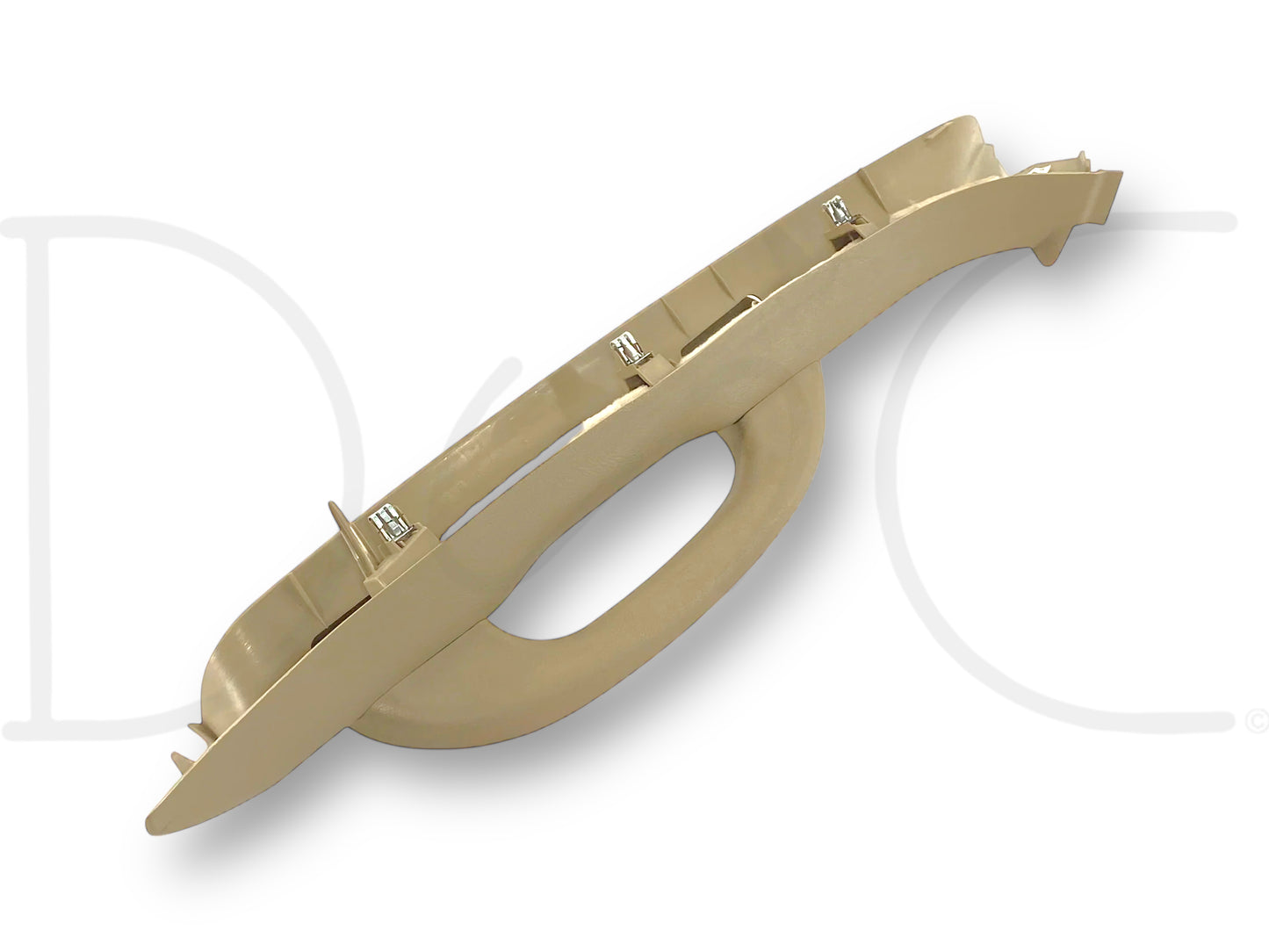 03-07 Ford F250 F350 RH Right Passenger A-Pillar Trim Grab Handle Tan OE