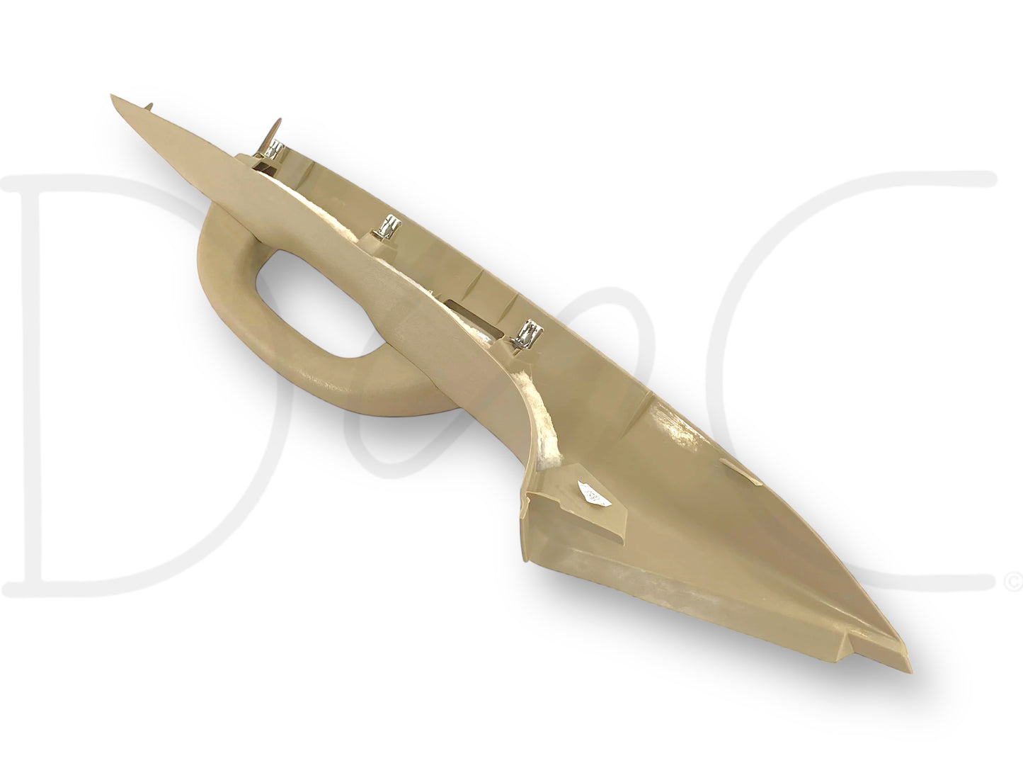 03-07 Ford F250 F350 RH Right Passenger A-Pillar Trim Grab Handle Tan OE