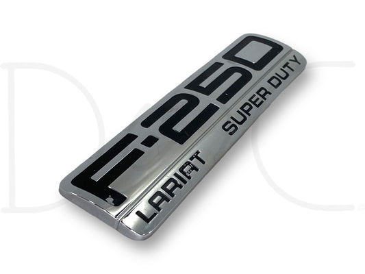 05-07 Ford F250 F-250 Lariat Super Duty Fender Badge Logo Plate OEM