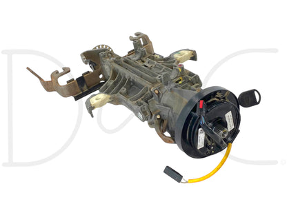 05-07 Ford F250 F350 Lariat Tilt Steering Column Auto W/ Key & Clockspring OE