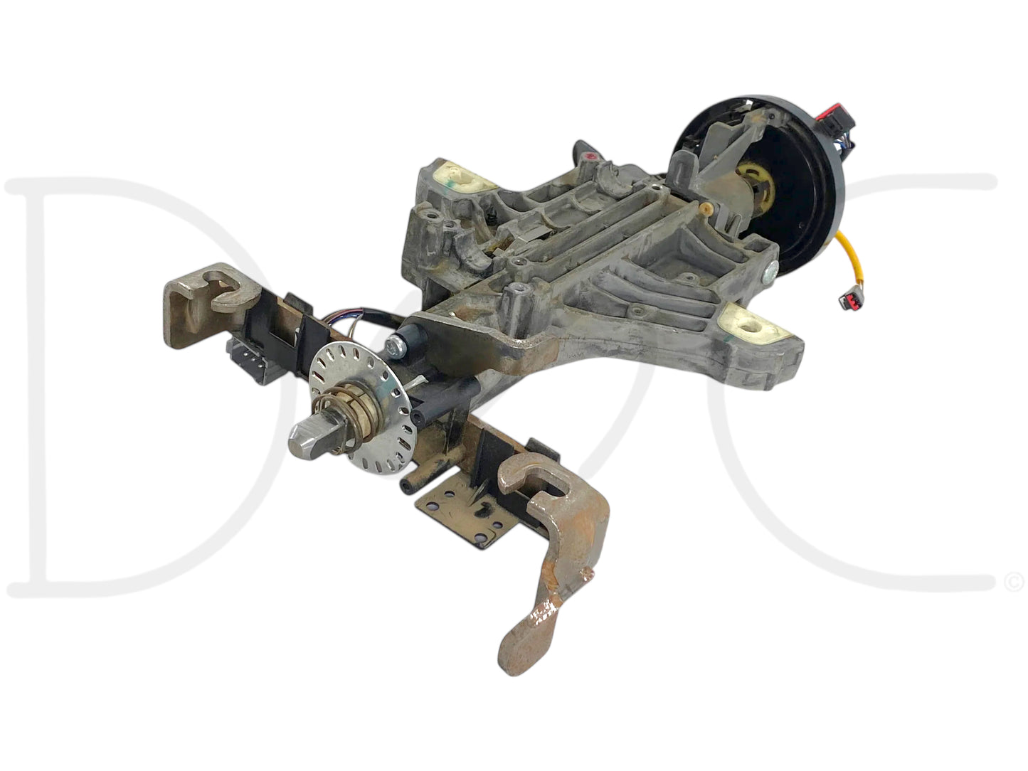 05-07 Ford F250 F350 Lariat Tilt Steering Column Auto W/ Key & Clockspring OE