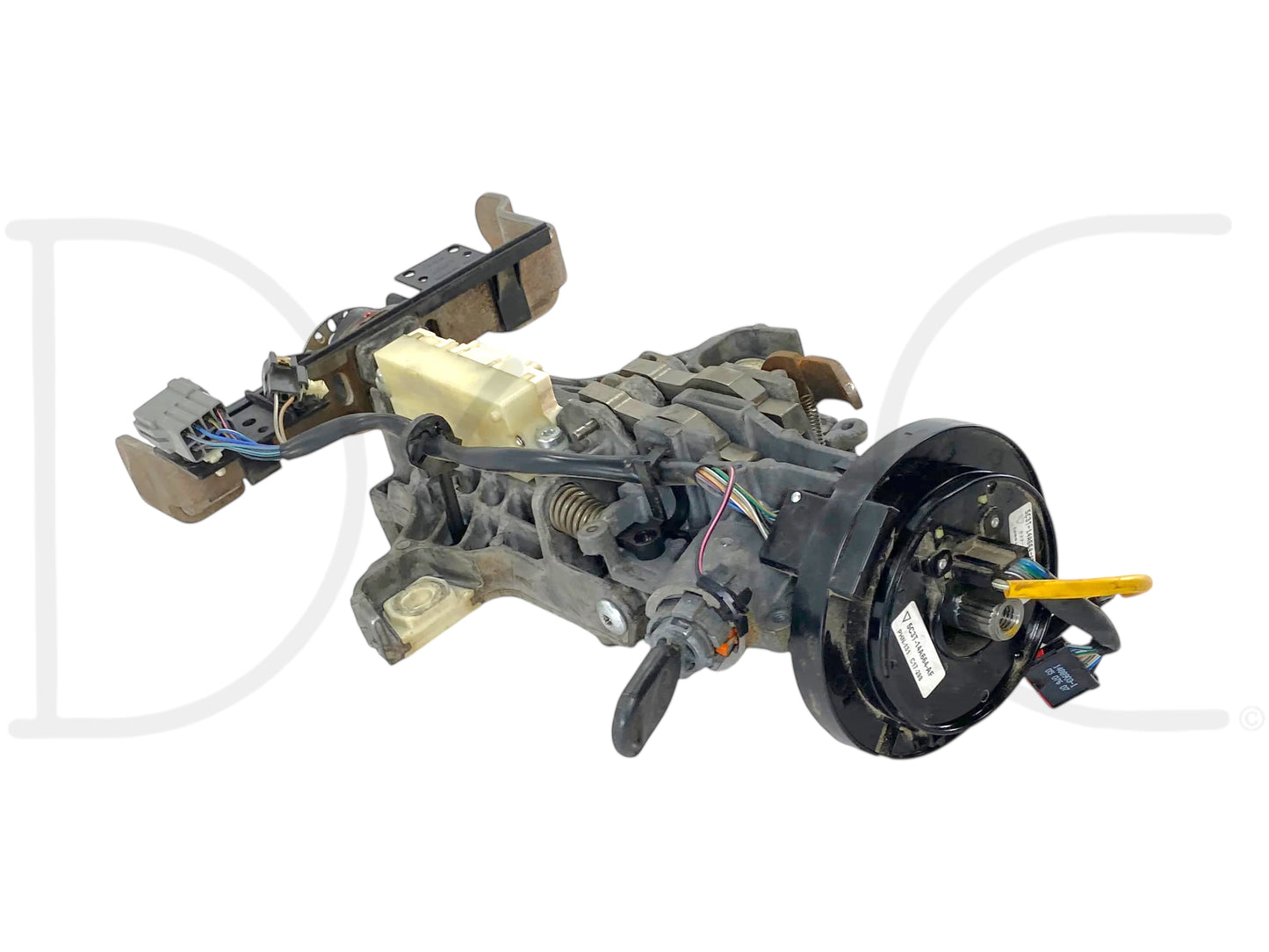 05-07 Ford F250 F350 Lariat Tilt Steering Column Auto W/ Key & Clockspring OE