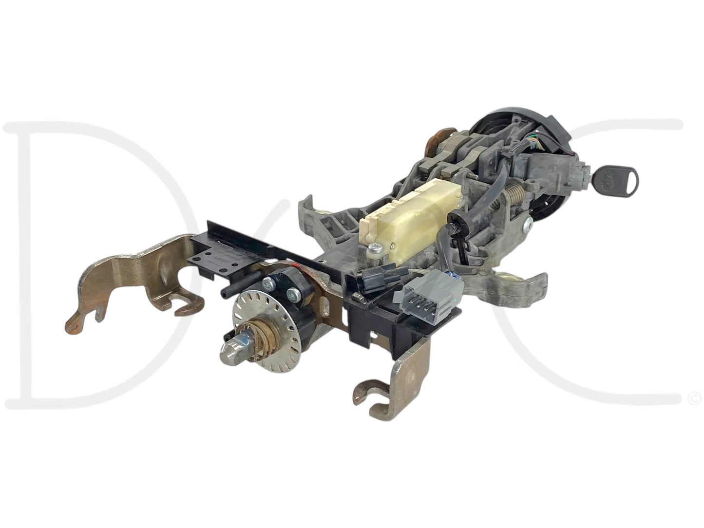 05-07 Ford F250 F350 Lariat Tilt Steering Column Auto W/ Key & Clockspring OE