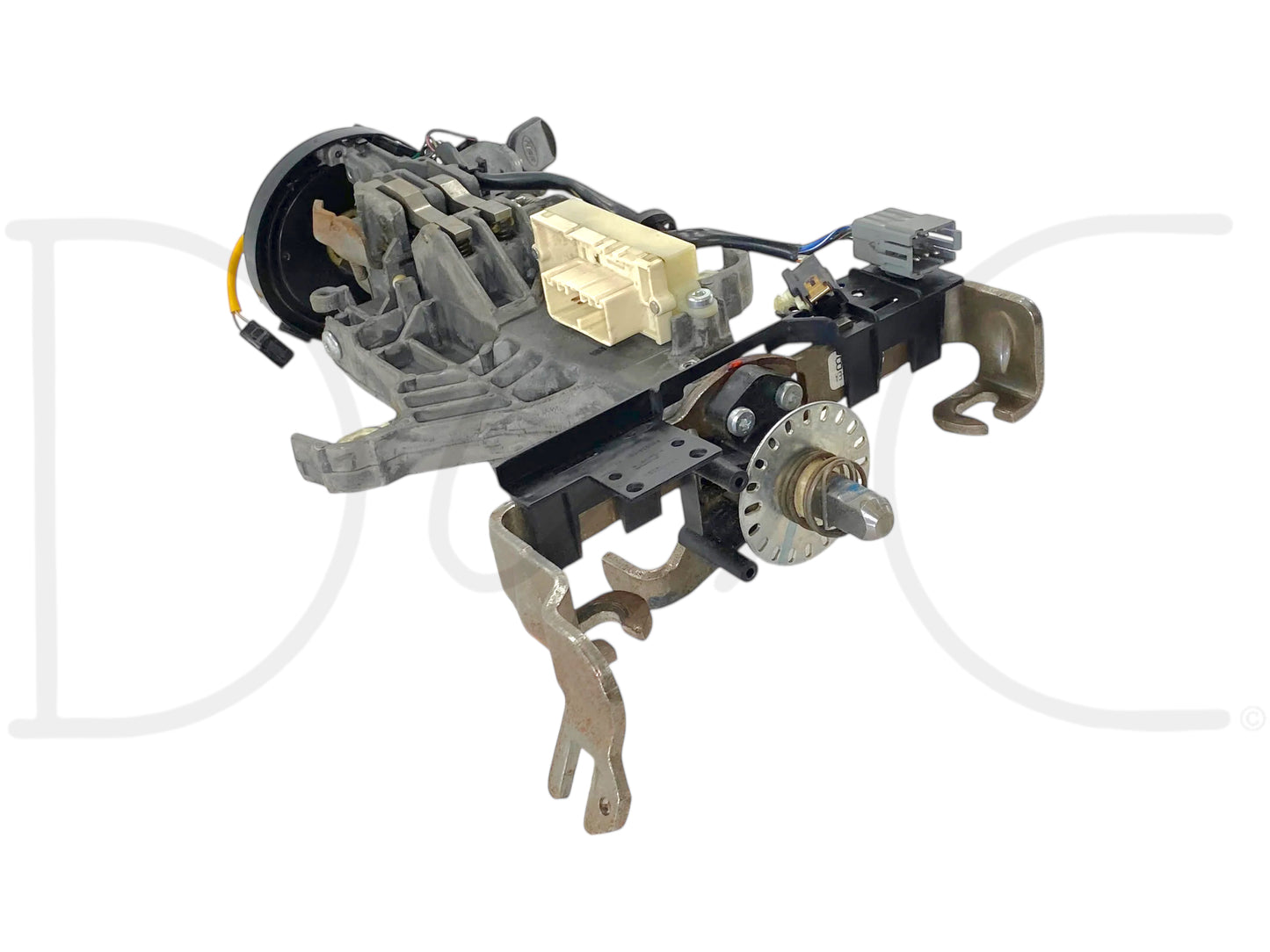 05-07 Ford F250 F350 Lariat Tilt Steering Column Auto W/ Key & Clockspring OE