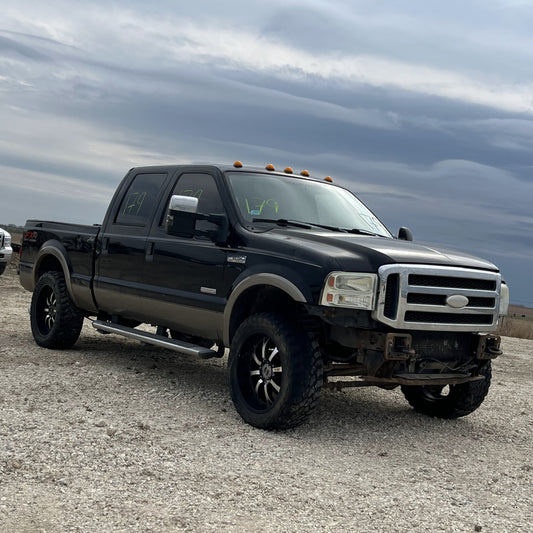 99-07 Ford F250 F350 Rear RH Right Passenger Crew Cab Door Black / Tan
