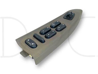 02-05 Ford F250 F350 LH Left Driver Front Power Window Lock Switch Panel Tan