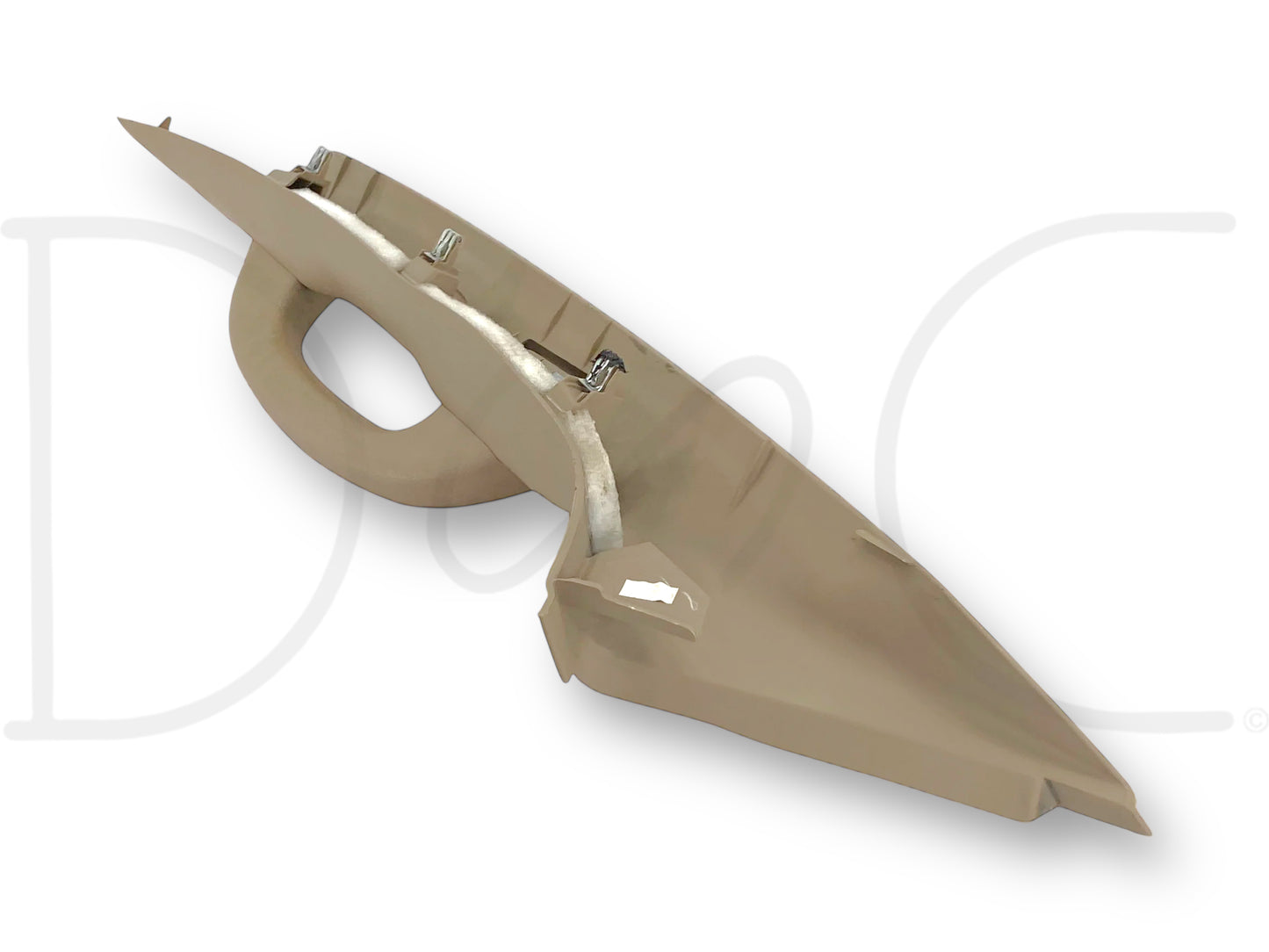 03-07 Ford F250 F350 RH Right Passenger A-Pillar Trim Grab Handle Tan OE